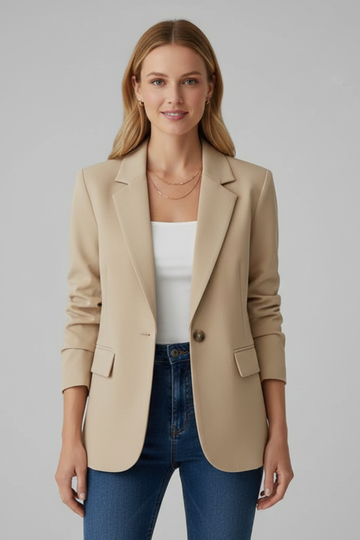 Sylverine | Veste ajustée pour femme – Blazer à revers crantés