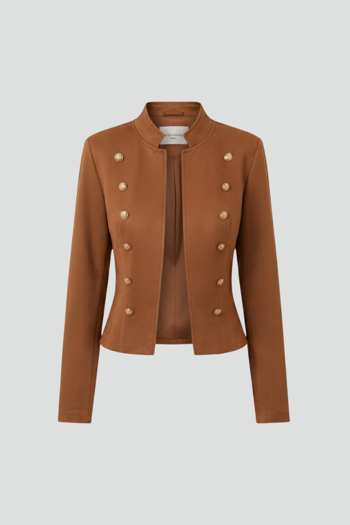 Valerisse | Blazer élégant pour femme – Col montant et boutons originaux