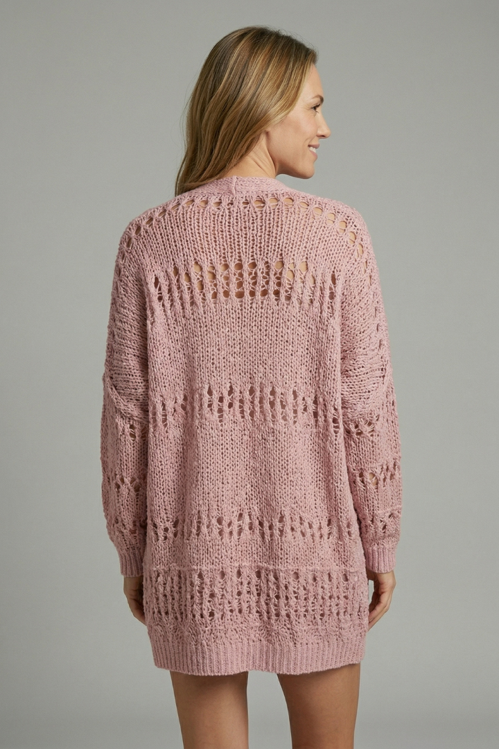 Primrose | Cardigan à manches longues et ouverture sur le devant pour femme