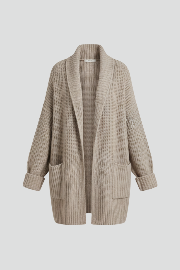 Eiravelle | Cardigan côtelé pour femme – Col en V
