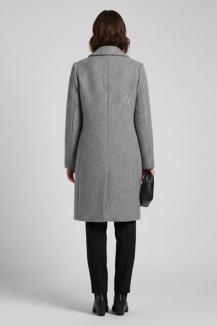 Avelissea | Manteau tissé pour femme – Col de blazer
