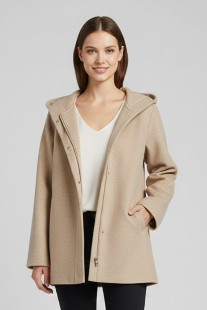 Norellia | Veste à capuche pour femme avec fermeture à glissière et poches