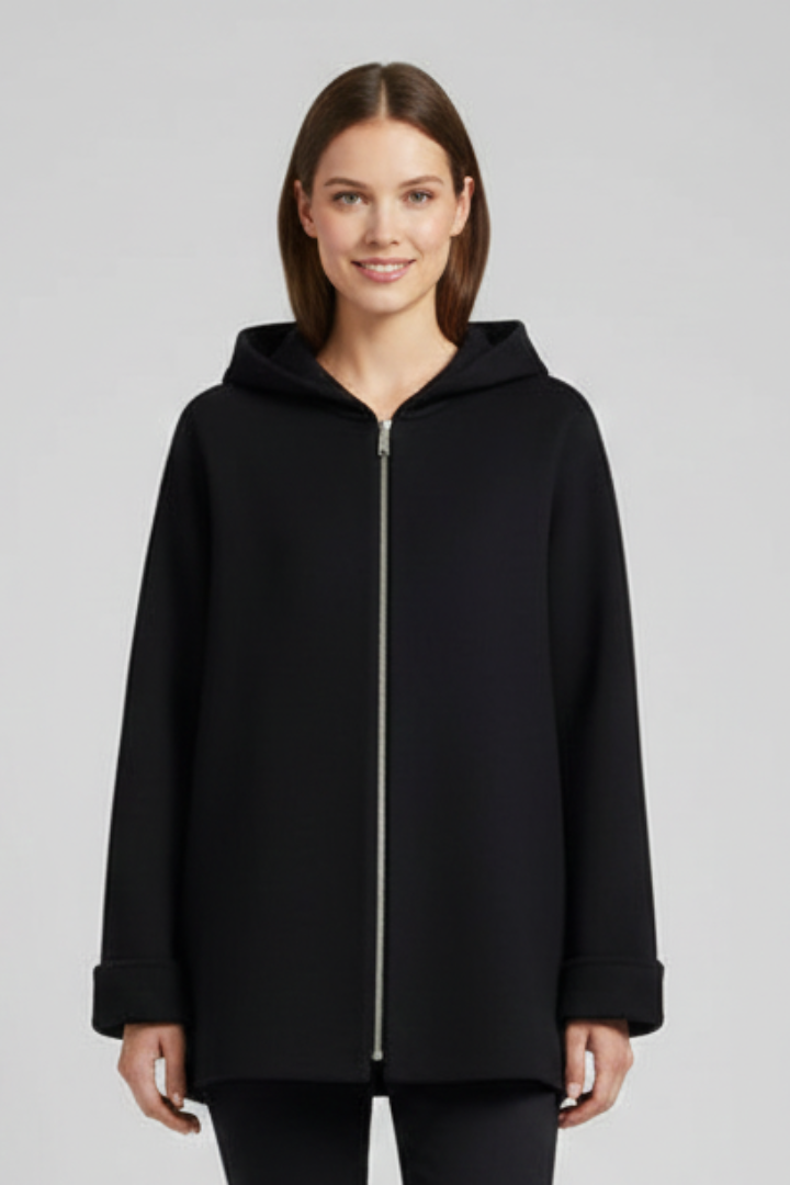 Norellia | Veste à capuche pour femme avec fermeture à glissière et poches