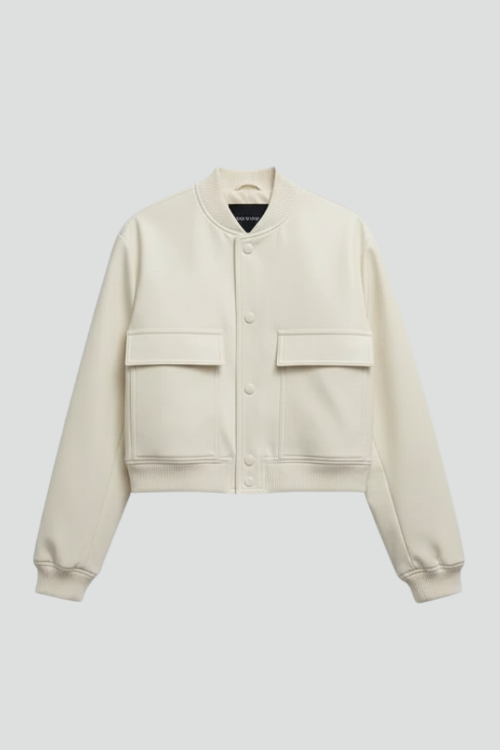 Sylvaria | Veste décontractée pour femme – Fermeture boutonnée, bas élastiqué