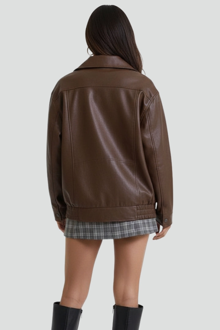 Elsinia | Veste décontractée pour femme – Fermeture zippée