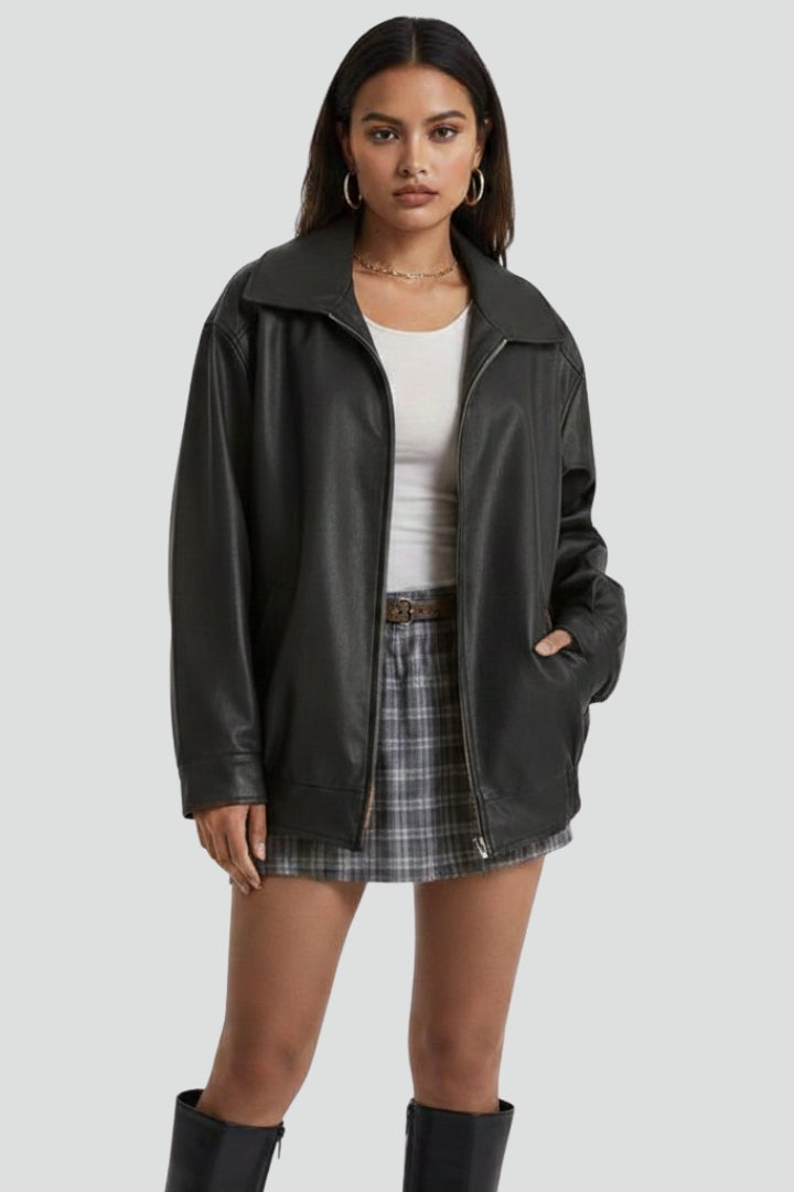 Elsinia | Veste décontractée pour femme – Fermeture zippée