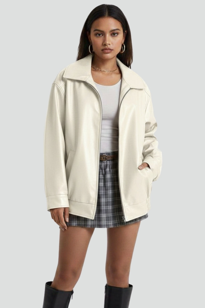 Elsinia | Veste décontractée pour femme – Fermeture zippée