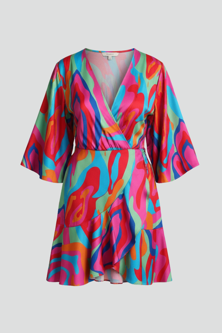 Everly | Mini-robe pour femme à manches chauve-souris - Robe décontractée