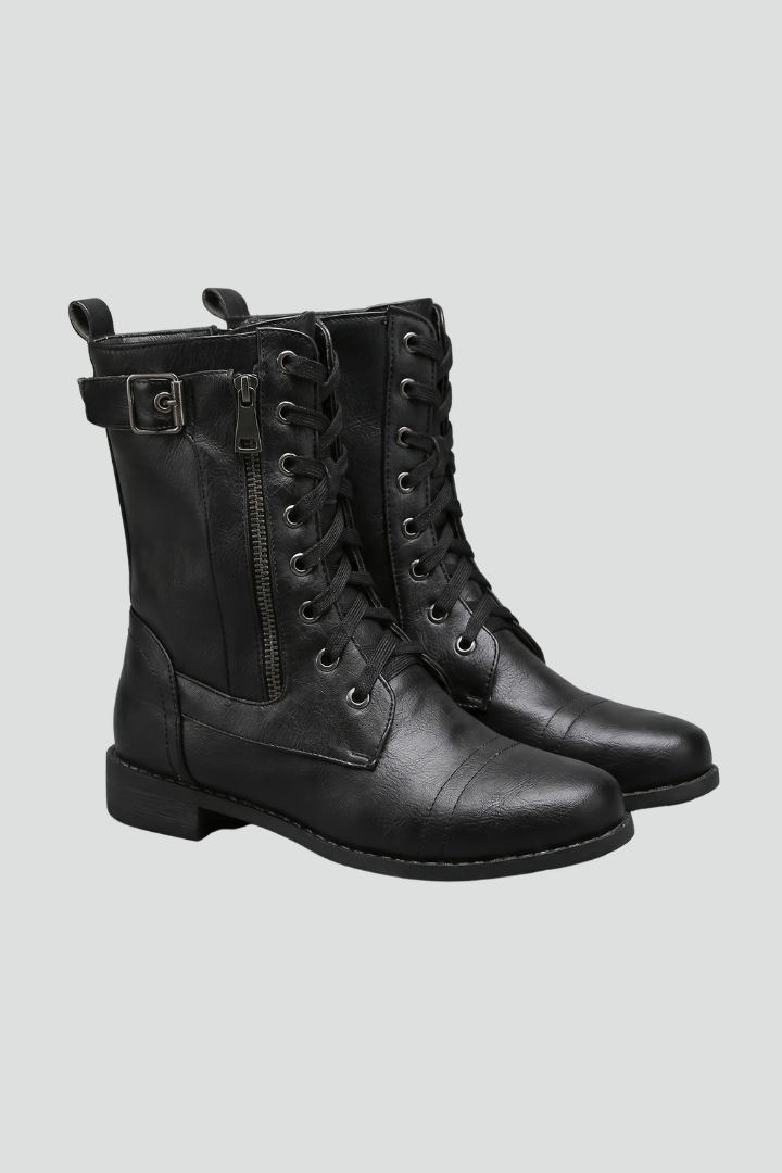 Ameliora | Bottines orthopédiques pour femme, fermeture éclair latérale
