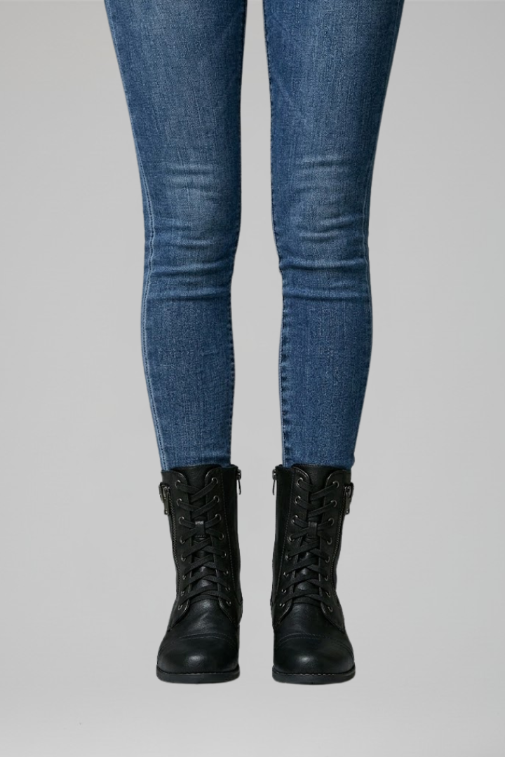 Ameliora | Bottines orthopédiques pour femme, fermeture éclair latérale