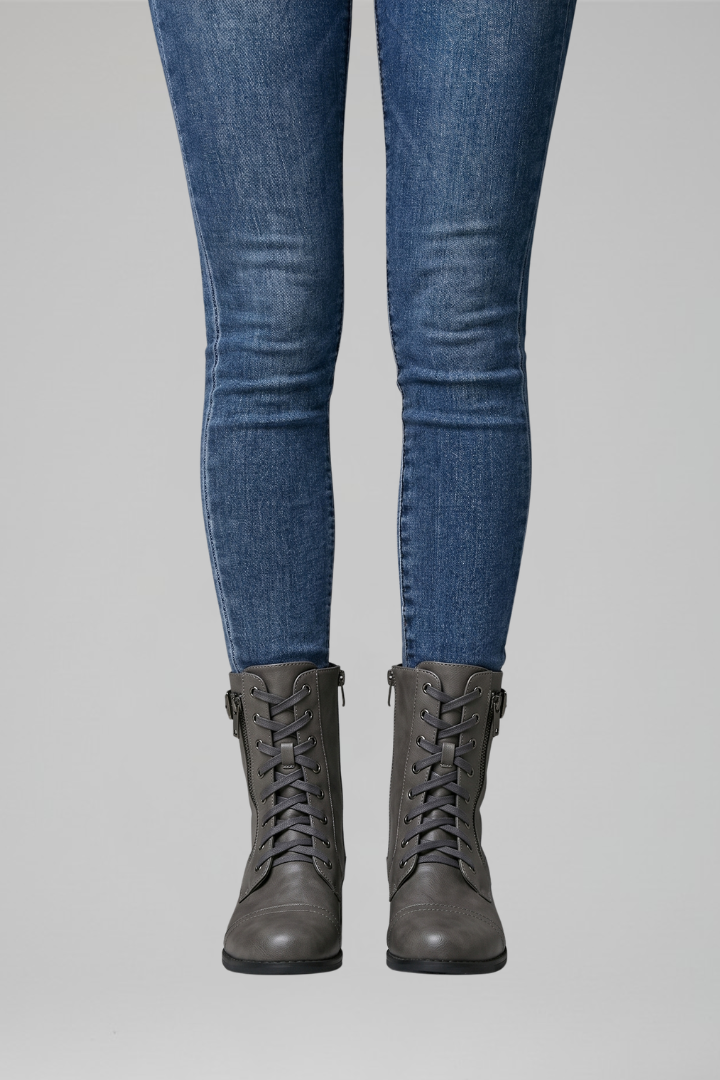Ameliora | Bottines orthopédiques pour femme, fermeture éclair latérale