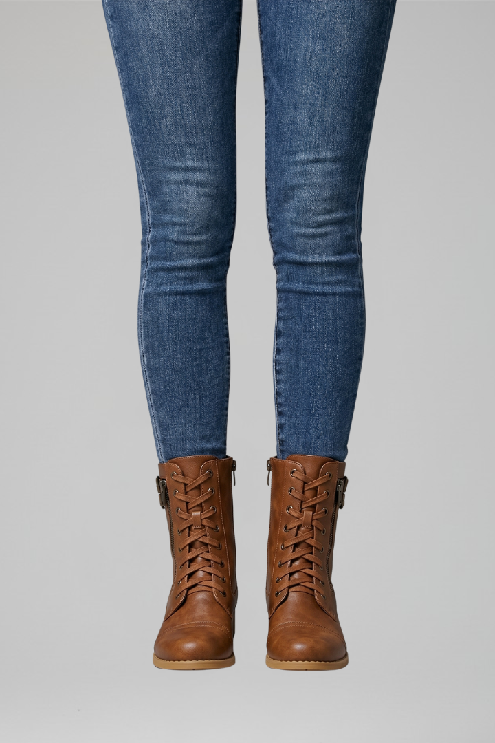 Ameliora | Bottines orthopédiques pour femme, fermeture éclair latérale