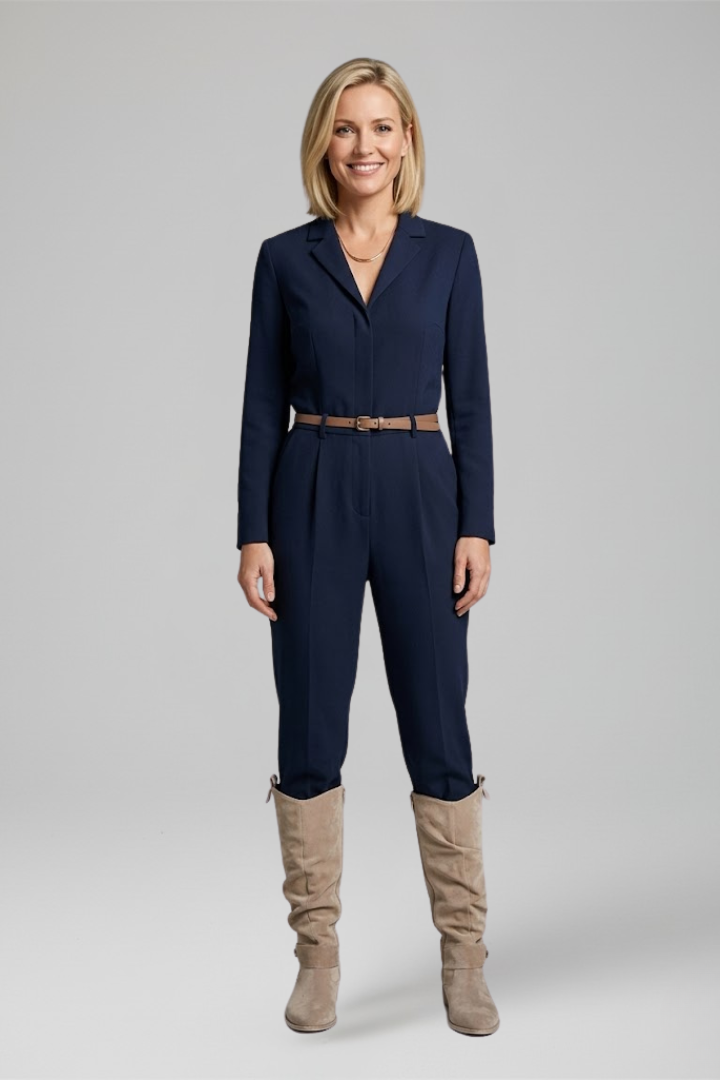 Vespera | Bottes hautes pour femme, bottes orthopédiques confortables avec fermeture éclair latérale