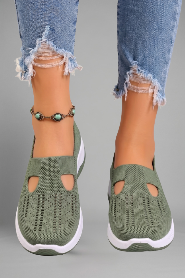 Vianne | Chaussures de marche orthopédiques pour femmes – Tige en maille tricotée respirante