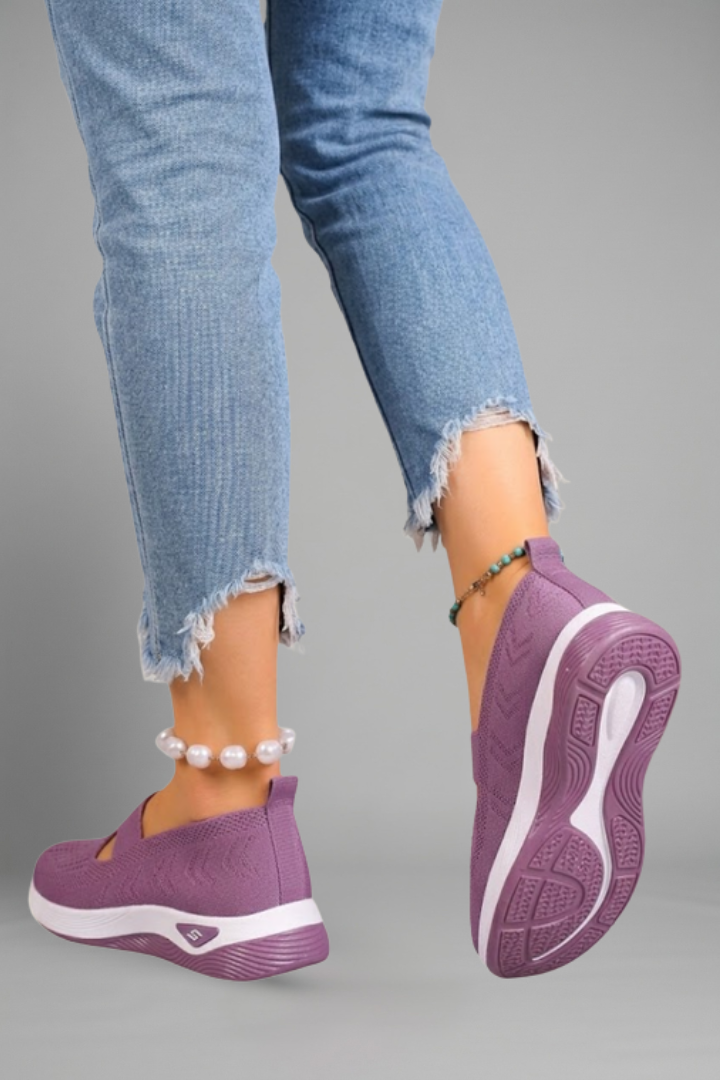 Vianne | Chaussures de marche orthopédiques pour femmes – Tige en maille tricotée respirante