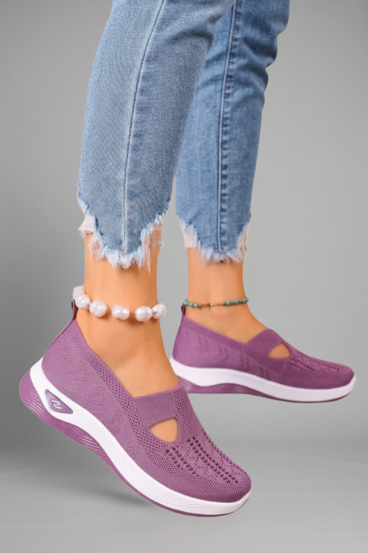 Vianne | Chaussures de marche orthopédiques pour femmes – Tige en maille tricotée respirante