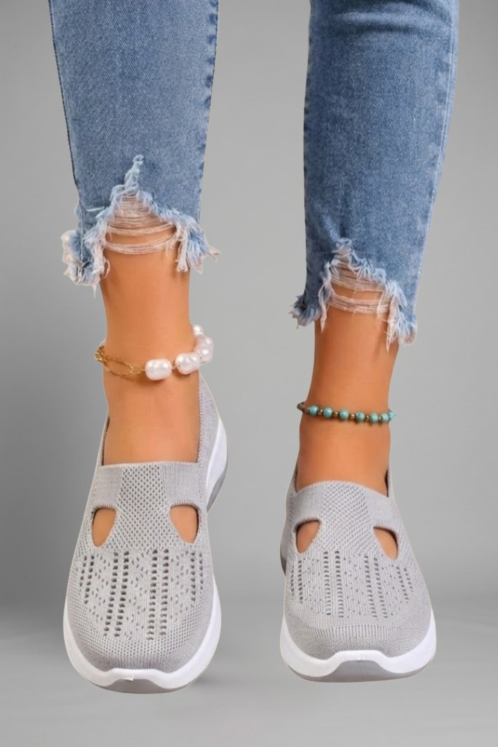 Vianne | Chaussures de marche orthopédiques pour femmes – Tige en maille tricotée respirante