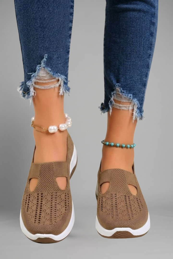 Vianne | Chaussures de marche orthopédiques pour femmes – Tige en maille tricotée respirante