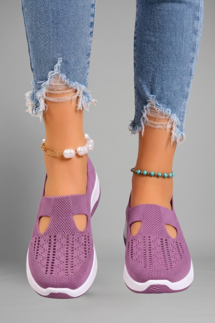 Vianne | Chaussures de marche orthopédiques pour femmes – Tige en maille tricotée respirante
