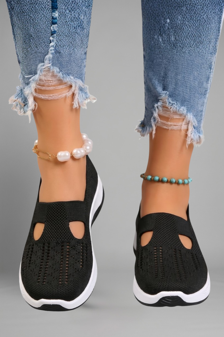Vianne | Chaussures de marche orthopédiques pour femmes – Tige en maille tricotée respirante