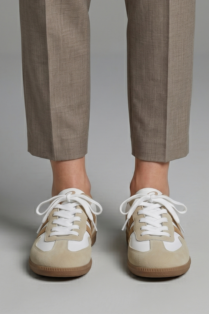 Wrenissa | Baskets orthopédiques pour femme, chaussures basses à lacets
