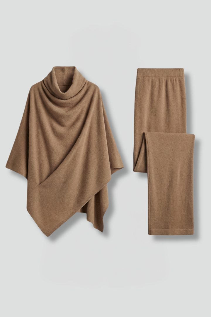 Roselith | Ensemble femme top & pantalon – Col montant