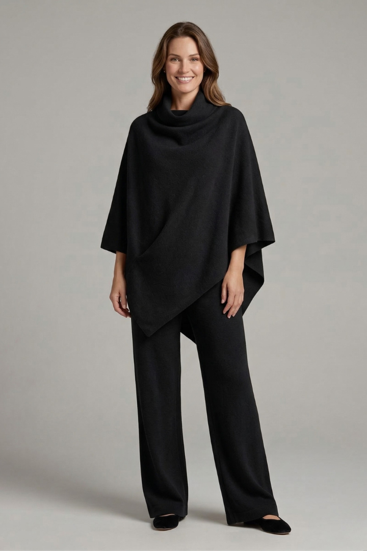 Roselith | Ensemble femme top & pantalon – Col montant