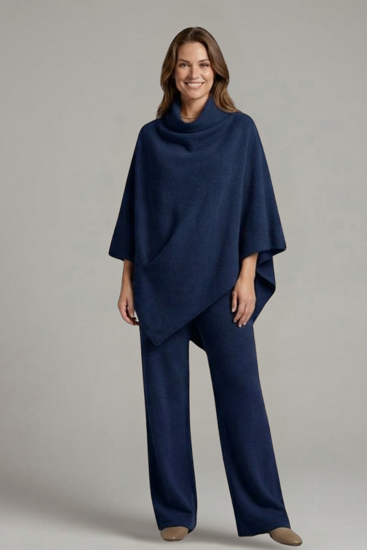 Roselith | Ensemble femme top & pantalon – Col montant
