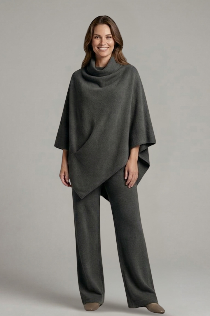 Roselith | Ensemble femme top & pantalon – Col montant