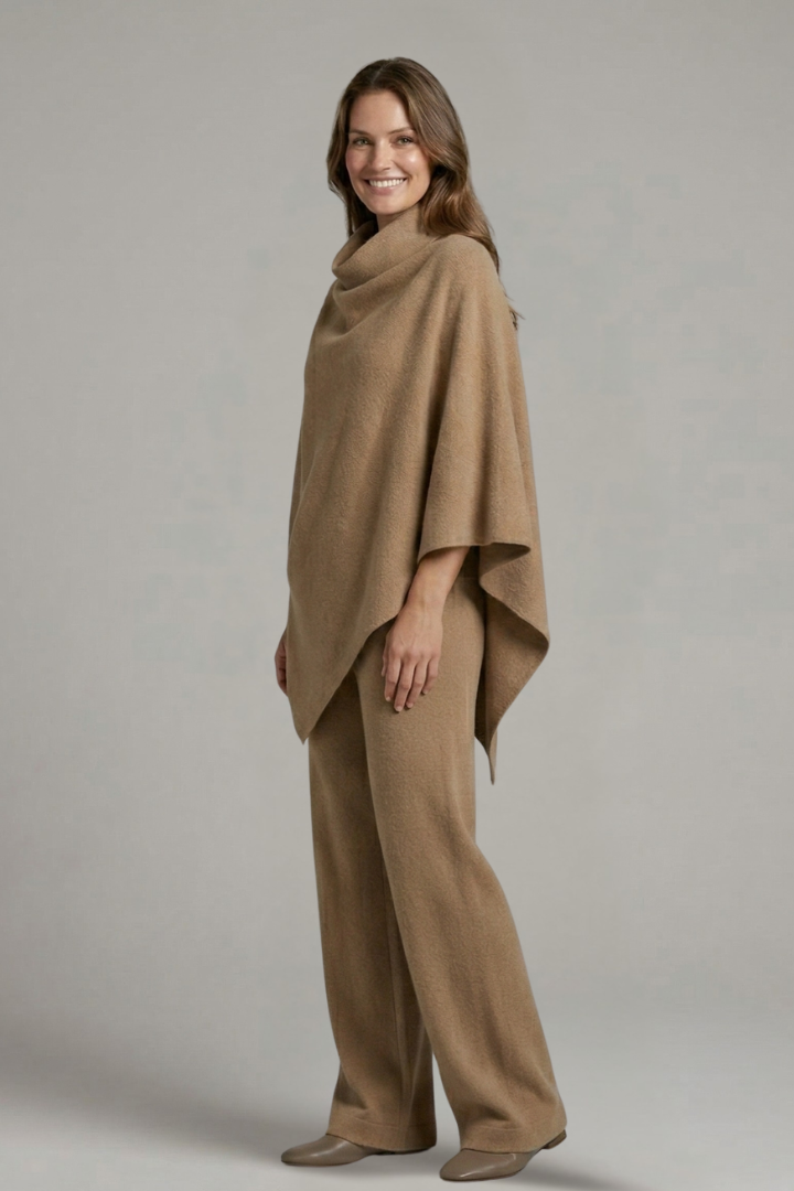 Roselith | Ensemble femme top & pantalon – Col montant