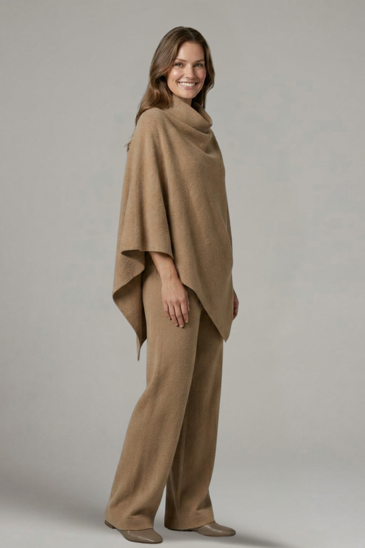 Roselith | Ensemble femme top & pantalon – Col montant