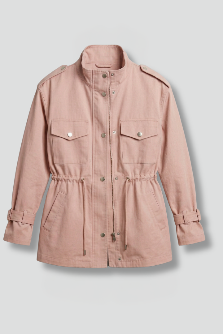 Orelisse | Veste utilitaire structurée pour femme avec ceinture à la taille