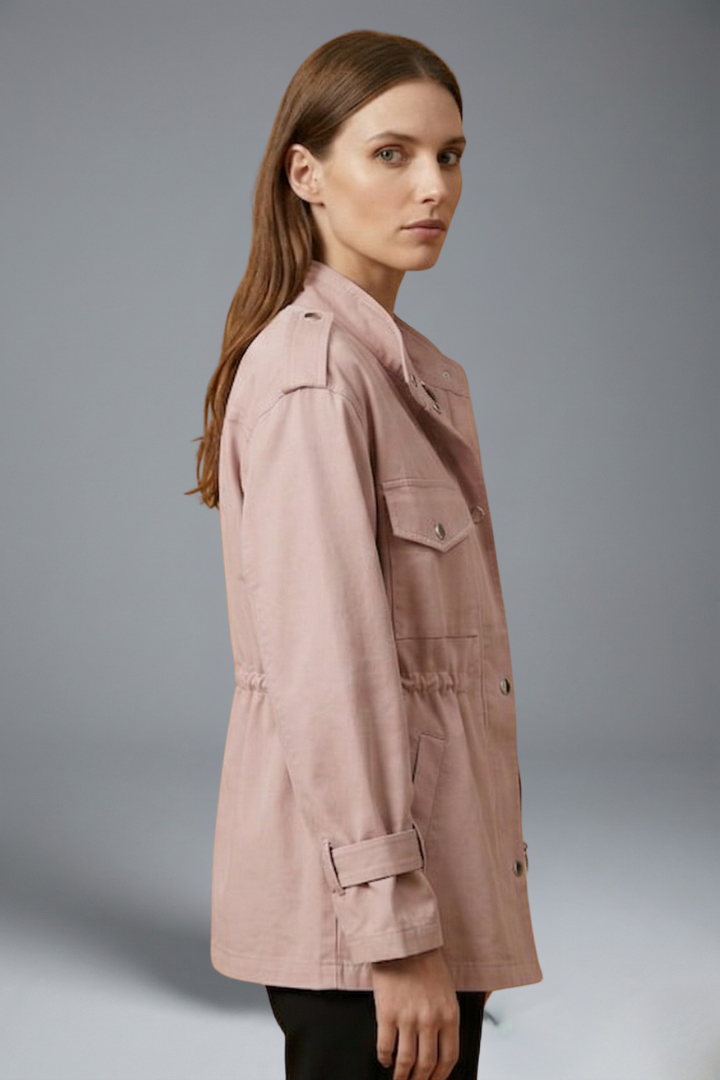 Orelisse | Veste utilitaire structurée pour femme avec ceinture à la taille
