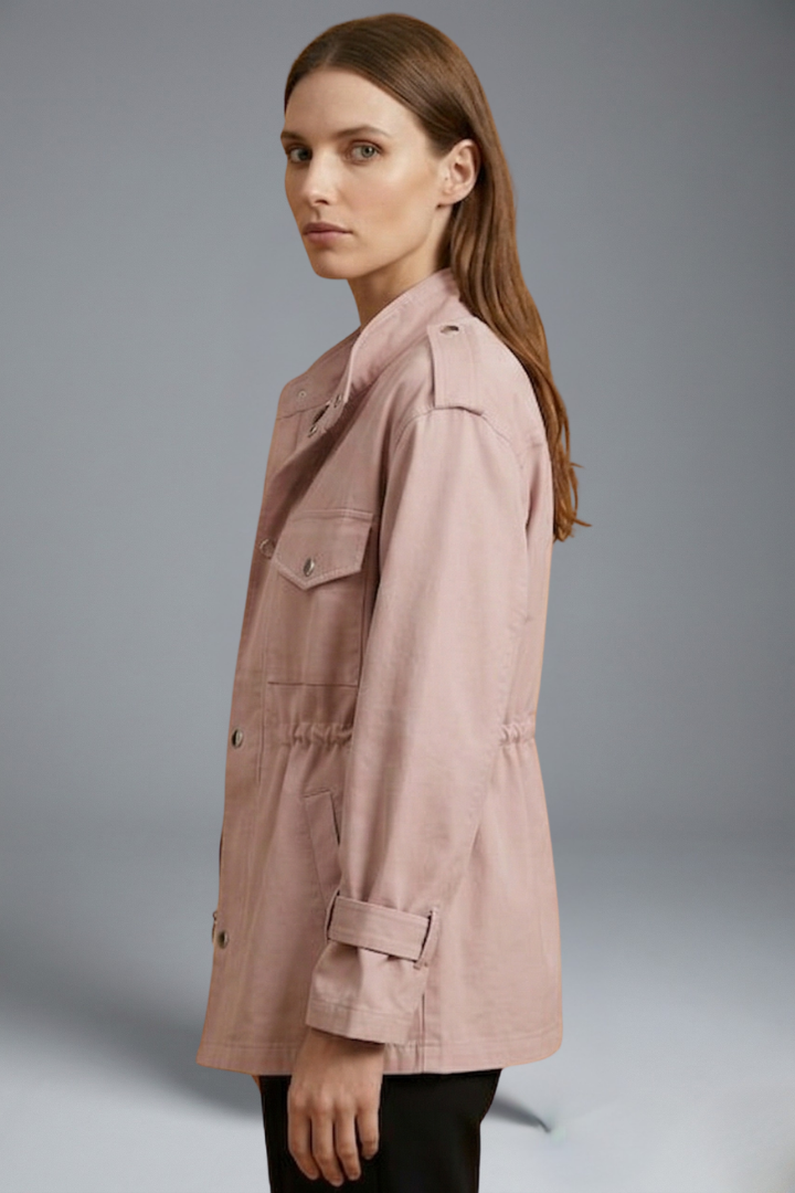 Orelisse | Veste utilitaire structurée pour femme avec ceinture à la taille
