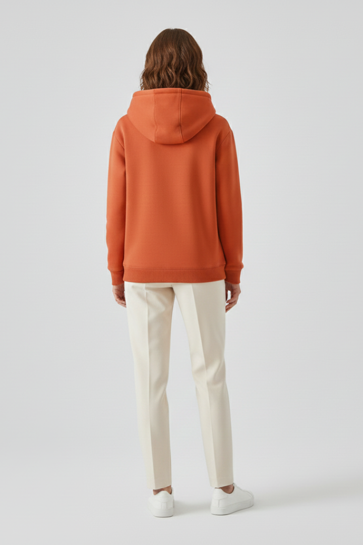 Jovella | Sweat à capuche doublé en sherpa pour femme – Pull à capuche avec cordon de serrage