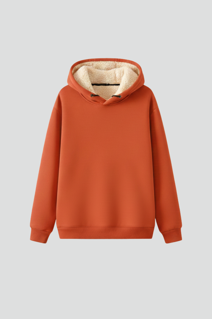 Jovella | Sweat à capuche doublé en sherpa pour femme – Pull à capuche avec cordon de serrage