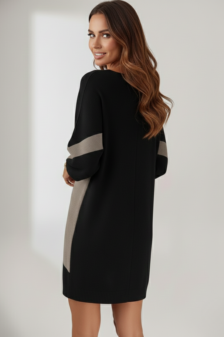 Eulalia | Robe ample pour femme – Robe décontractée à manches courtes et col rond