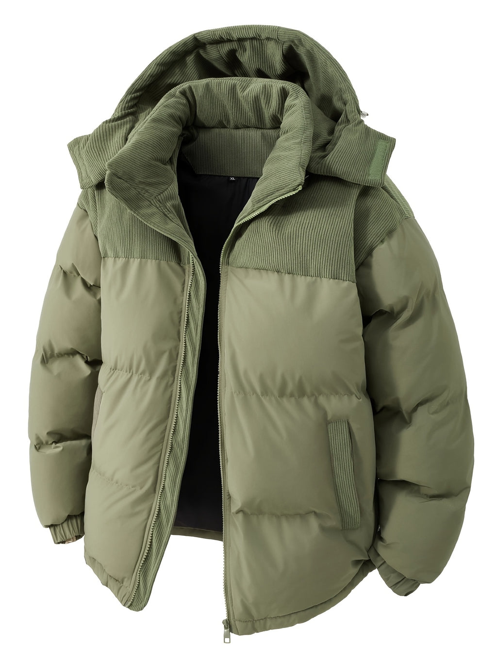 Calix | Veste à capuche isolante pour homme – Manteau d’extérieur épais