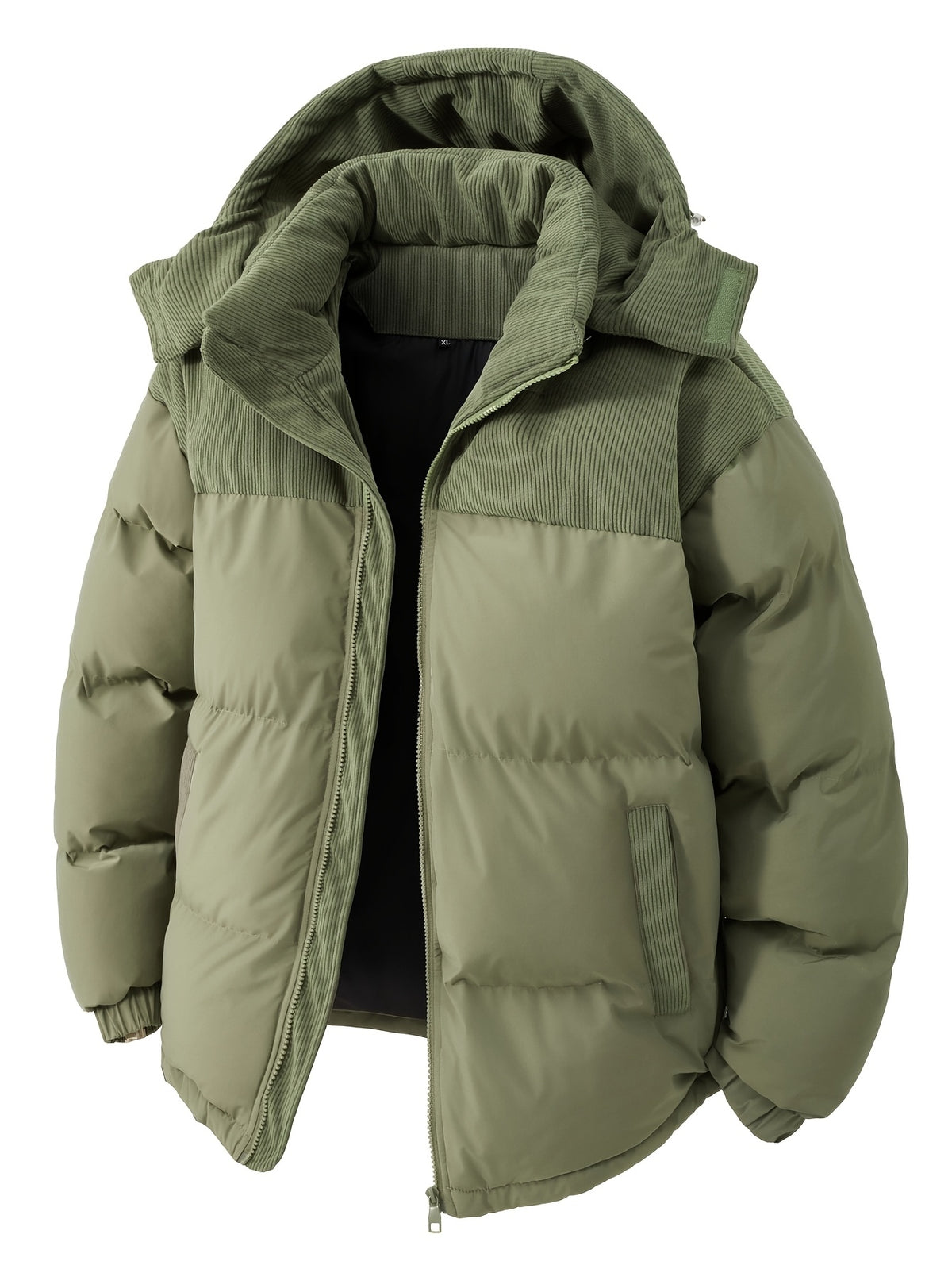 Calix | Veste à capuche isolante pour homme – Manteau d’extérieur épais