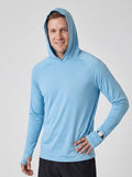 Marius | Sweat à capuche anti-UV pour homme – Sweat de sport léger à manches longues