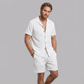 Bastien | Ensemble de vacances pour homme – Chemise à manches courtes respirante et short
