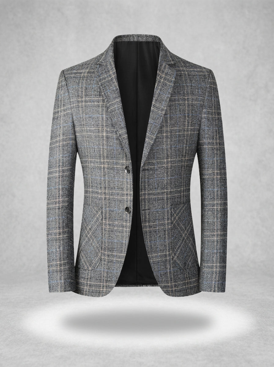Alain | Blazer Homme Premium Ajusté – Veste de Costume Classique à Coupe Structurée