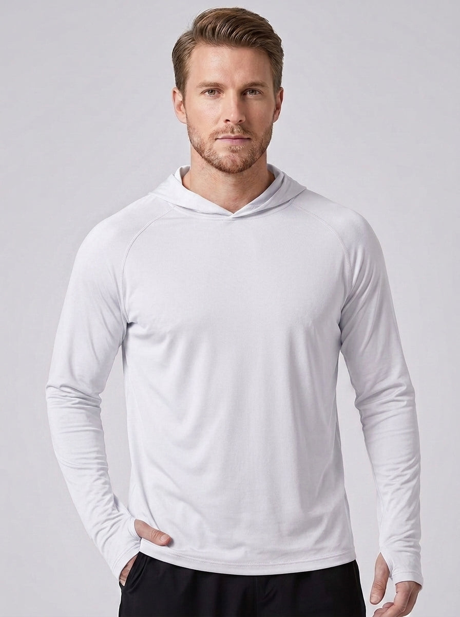Marius | Sweat à capuche anti-UV pour homme – Sweat de sport léger à manches longues